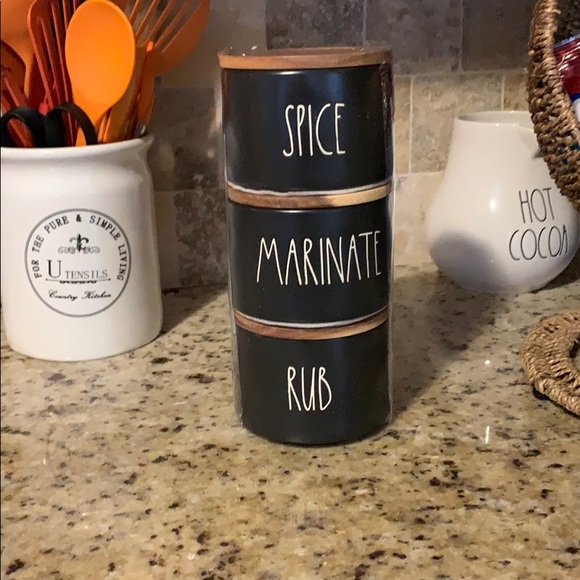 3 Stackable Rae Dunn Canisters - Picture 2 of 6